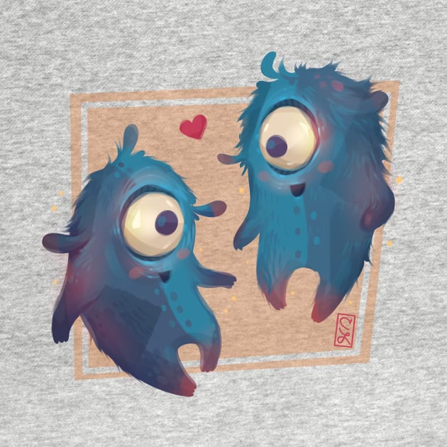Monster Twin Buddies by Claire Lin